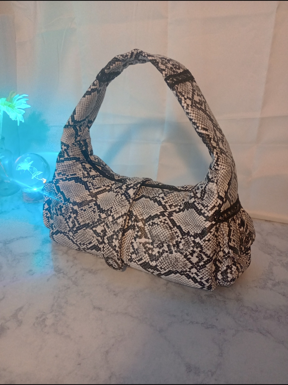 Handmade Faux Snake Skin Purse, Bag, Birthday, Christmas, Anniversary, Gift